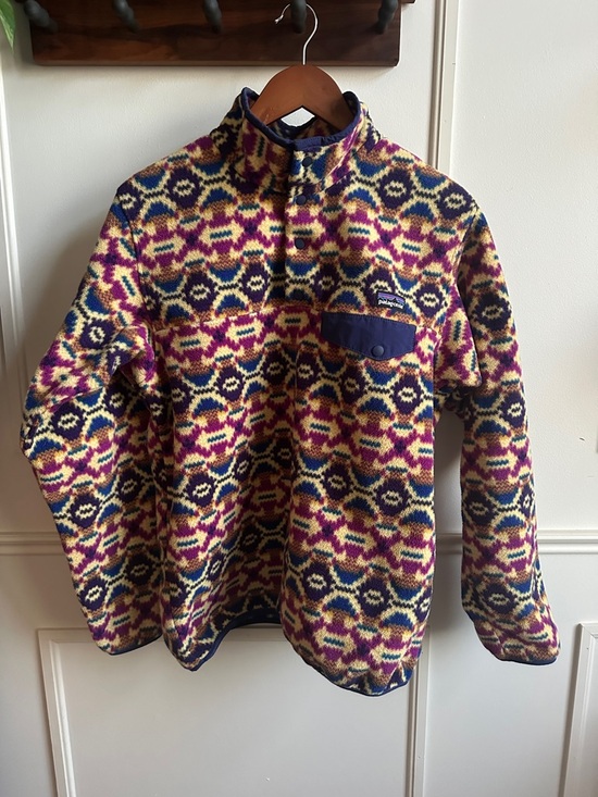 Patagonia Sweaters - Vintage Patagonia Synchilla Fleece Pullover - Multicolor